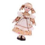 Poupe classique en porcelaine, 30cm, figurine debout, fille, robe, cadeau pour enfants