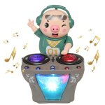 Poupée cochon dj de fête avec dj musical, petit cochon drôle, danse musicale, balançoire cochon, station ... Poupée cochon dj de fête avec dj musical, petit cochon drôle, danse musicale, balançoire cochon, station ...