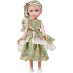 Poup�e �ducative jouet vinyle 36 cm aux longs cheveux faciles � coiffer robe verte jeu cr�atif motricit� ...