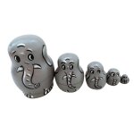 Poup�e d'�l�phant russe, 5 × babushka matryoshka