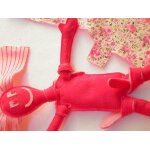 Poup�e fille rose en feutrine a fabriquer soi - m�me