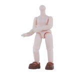 Poup�e flexible avec figurine mobile, chaussures de corps, cadeau de r�paration, echelle 1:12, pour filles ...