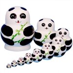 Marque de poup�es gigognes , 10 pi�ces, s�rie de poup�es russes matriochkas poupee russes 10 pieces en ...