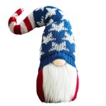 Poupe gnome naine sans visage, dcoration du jour de l'indpendance, pendentif en peluche, jouets de ...