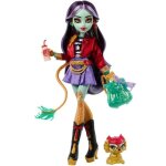 Monster high monster high - jinafire long - poup�e avec chien et 7 accessoires