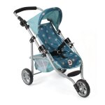 Poup�es jogging - buggy lola - etoile turquoise