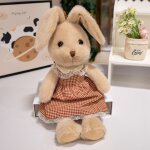 Poupée lapin de pâques en peluche avec longues oreilles portant une jupe, poupée lapin en chiffon, cadeau ... Poupée lapin de pâques en peluche avec longues oreilles portant une jupe, poupée lapin en chiffon, cadeau ...