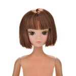 Poup�e en lin a cheveux courts, 1 pi�ce, nouvelle mode, accessoires de t�te de poup�e pour etudiants, ...