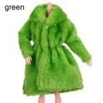 Poupe a manches longues, vtements faits a la main, manteau en peluche, hauts, robe d'hiver chaude, ...