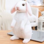 Poupée mascotte de l'année du lapin, peluche lapin aux oreilles tombantes, petite poupée lapin blanc, ... Poupée mascotte de l'année du lapin, peluche lapin aux oreilles tombantes, petite poupée lapin blanc, ...