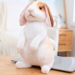 Poupée mascotte de l'année du lapin, peluche lapin aux oreilles tombantes, petite poupée lapin blanc, ... Poupée mascotte de l'année du lapin, peluche lapin aux oreilles tombantes, petite poupée lapin blanc, ...