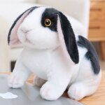 Poupée mascotte de l'année du lapin, peluche lapin aux oreilles tombantes, petite poupée lapin blanc, ... Poupée mascotte de l'année du lapin, peluche lapin aux oreilles tombantes, petite poupée lapin blanc, ...