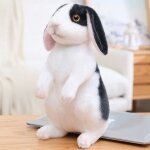 Poupée mascotte de l'année du lapin, peluche lapin aux oreilles tombantes, petite poupée lapin blanc, ... Poupée mascotte de l'année du lapin, peluche lapin aux oreilles tombantes, petite poupée lapin blanc, ...
