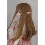 Poup�es a la mode diy, perruque de cheveux lisses pour 1 / 3 bjd pour sd pour luts delf dot dollfie, ...