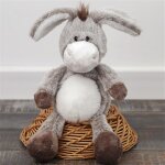 Poupe au motif d'ane, trotro le petit ane, doudou debout - adorable poupe d'ane suspendue - peluche ...