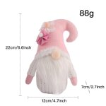 Poup�e naine de saint - valentin 1 pi�ce, d�coration de no�l, figurines de no�l, jouet pour enfant, ornements ...