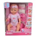 Poupees nbb poupon rose 43cm boit fait pipi Poupees nbb poupon rose 43cm boit fait pipi