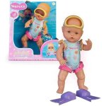 Poup�e nenuco - corps dur - nage seul - palmes et lunettes de plong�e