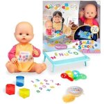 Poupe nenuco smart school - 35 cm - table lumineuse multicolore - accessoires educatifs - a partir de ...