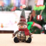 Poup�es de no�l mignonnes pour la maison, arbre de no�l suspendu en peluche snata, ornements de f�te, ...