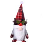 Poup�e de no�l sans visage, mignon, d�coration de joyeux no�l, maison, pendentif en peluche gnome, d�coration ...