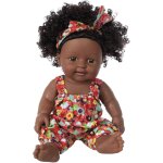 Poupée noire 11, 8 pouces poupées de fille en silicone souple réaliste poupée afro - américaine mignonne ... Poupée noire 11, 8 pouces poupées de fille en silicone souple réaliste poupée afro - américaine mignonne ...