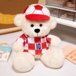Poupe ours de sport mignonne en peluche, jouet de dessin anim, poupe de basket - ball de football, ...