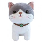Poup�e en peluche pour d�coration de canap�, animal ultra - doux, pp coton, lignes claires respirantes, ...