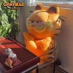 Poupe en peluche garfield authentique jouet de film pour famille garfield 90cm avec accsoire de poupe ...