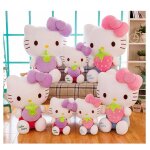 Poupes en peluche hello kitty de 30cm, joli animal en peluche, oreiller de chat, jouets en peluche doux, ...