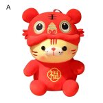 Poup�e en peluche lavable avec expression vive, d�coration de bureau, ann�e du tigre, dessin anim�, pour ...