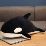 Poupe en peluche mignonne en forme de couple d'paulards potels version q orque noir - 1, 3 m 3, 15 ...