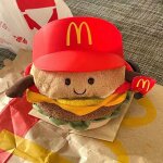 Poup�e en peluche mignonne jellycat style hamburguer pour cadeaux de f�tes populaires taille 15 * 15cm ...