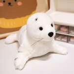 Poupe en peluche phoque otarie ocanarium polaire monde sous - marin poupe poupe blanc - 35cm 0, 21kg ...