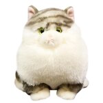 Poupe en peluche respirante en pp coton doux, dcoration de maison, chat, jouet en peluche pour dortoir ...