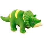 Poupe en peluche triceratops stegosaurus poupe dinosaure cadeau pour enfants vert - 75cm