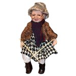 Poupe en porcelaine de 17. 72 pouces, a collectionner, figurines de grande - mre