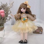 Poupe princesse articule 3d, 30 cm, 1 / 6, costume d'hiver, mignon, avec une nouvelle jupe a la mode, ...