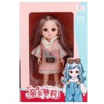 Poupe princesse bjd avec robe noire, 16cm, jouet pour fille, idal comme cadeau d'anniversaire