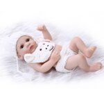 Poup�e de renaissance pour b�b�, 10 pouces, tout en gel de silice, cadeau pour fille