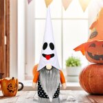 Poupe rudolph sans visage, chapeau pointu, dcorations pour halloween, atmosphre de vacances, cadeau ...