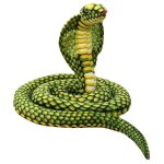 Poup�e de simulation cobra en peluche, longue poup�e python, poup�e de chiffon, serpent enroul� du zodiaque, ...