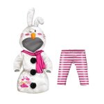 Poup�e - zapf creation - dolly moda schneemann 43c - costume de neige - leggings ray�s - accessoires ...