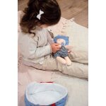 Poupon couffin matelass� - mathis - bleu