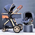 Poussette 3 en 1 bb combine sige - auto nacelle haute trio rversible rglable haute qualit roues ...