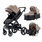Poussette 3 en 1 bb combine sige - auto nacelle trio rversible rglable haute qualit roues increvables ...