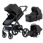 Poussette 3 en 1 bb combine sige - auto nacelle trio rversible rglable haute qualit roues increvables ...