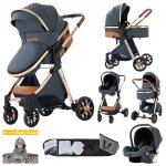 Poussette 3 en 1 magic zc poussette pousette trio 3 en 1 pousette hamac r�versible 0 - 3 ans serviette ...