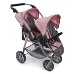 Poussette buggy tandem vario pour poupées - coloris 15 Poussette buggy tandem vario pour poupées - coloris 15