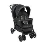 Poussette double bambisol - toute equipée - habillage pluie inclus - pliage facile Poussette double bambisol - toute equipée - habillage pluie inclus - pliage facile